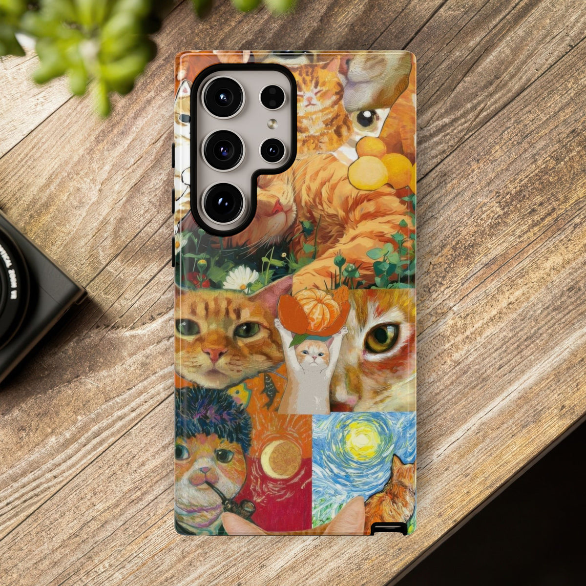 Aesthetic Cats Case - Vintage Kitty Graphic Tough Phone Cases