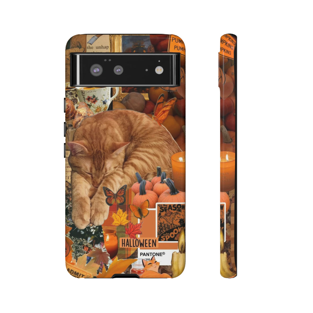 Aesthetic Cats Case - Vintage Kitty Graphic Tough Phone Cases