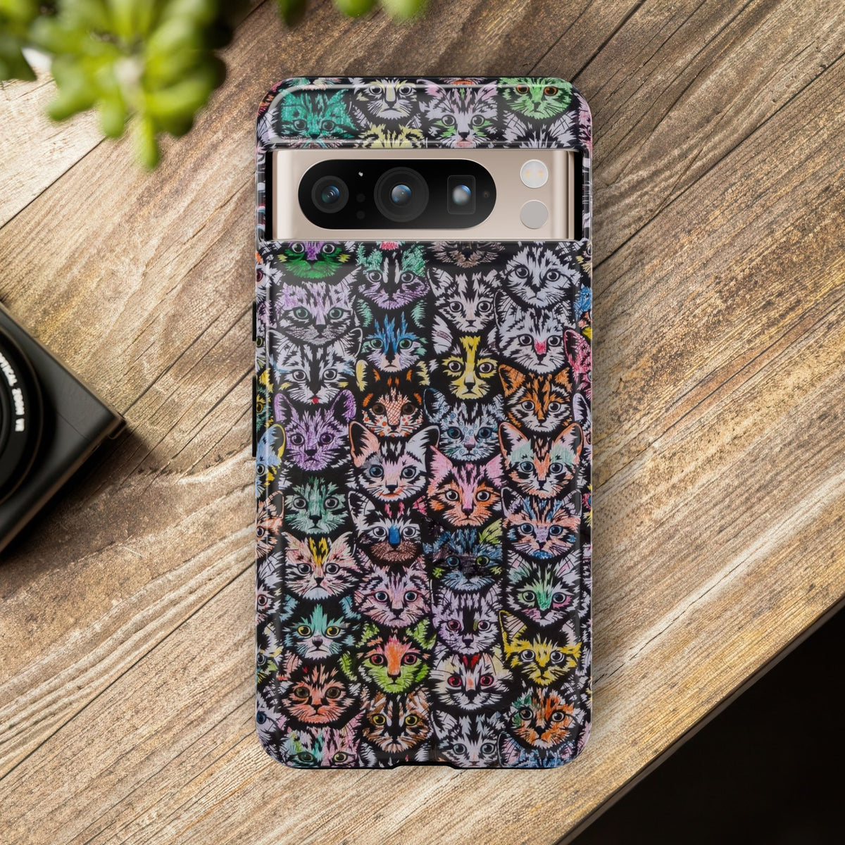 Aesthetic Cats Case - Vintage Kitty Graphic Tough Phone Cases