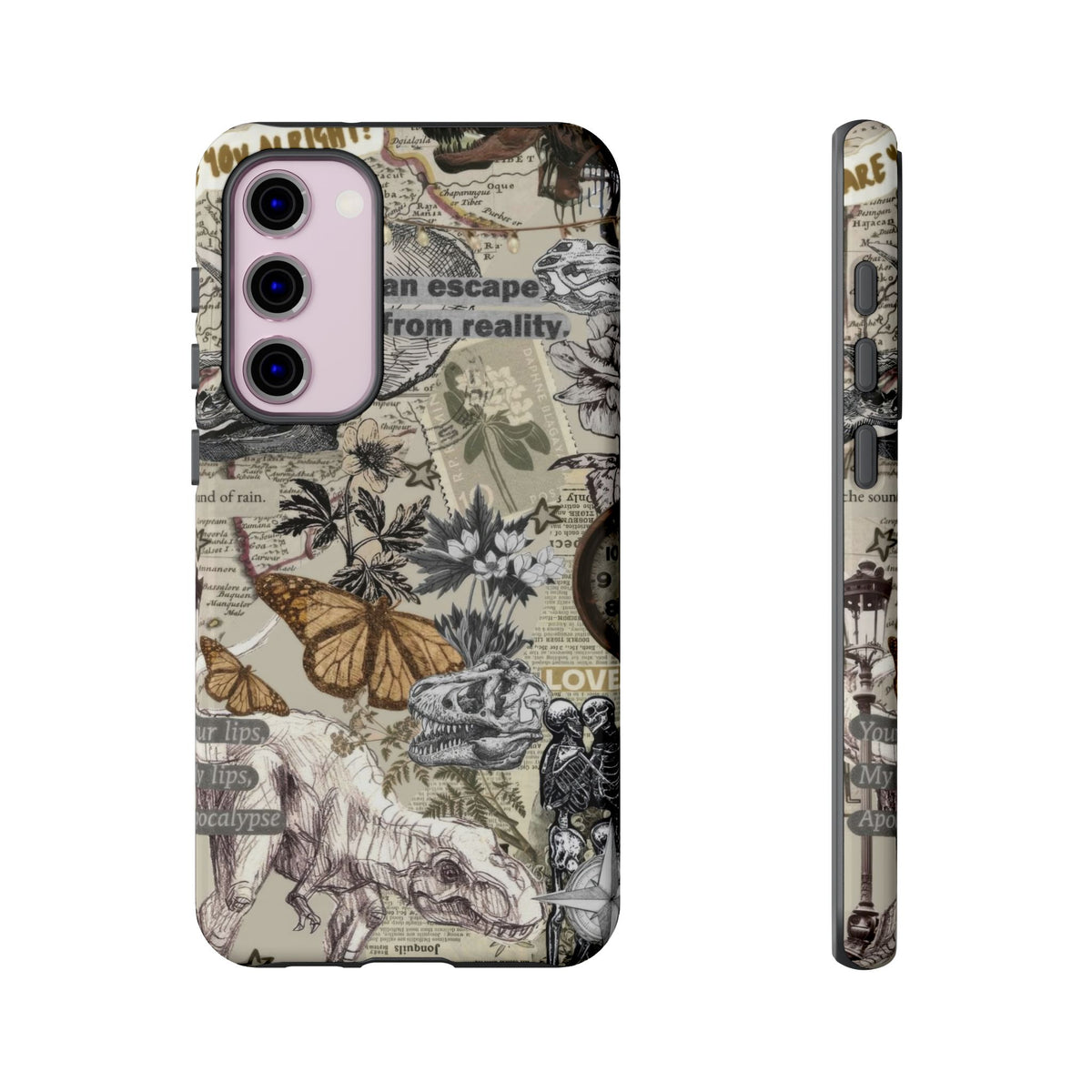 Aesthetic Dinosaur Case - Vintage Jurassic World Graphic Tough Phone Cases