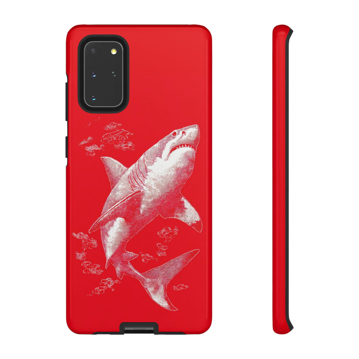 The Shark - Etching Style Series Graphic Tough Phone Cases
