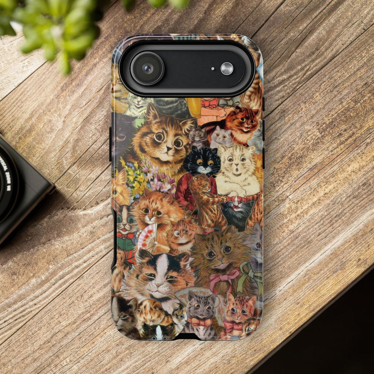 Aesthetic Cats Case - Vintage Kitty Graphic Tough Phone Cases
