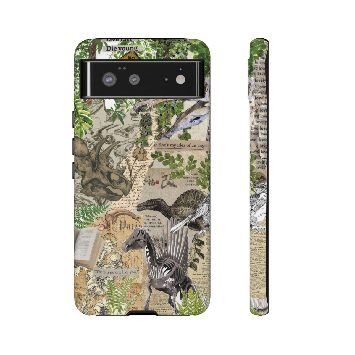 Aesthetic Dinosaur Case - Vintage Jurassic World Graphic Tough Phone Cases