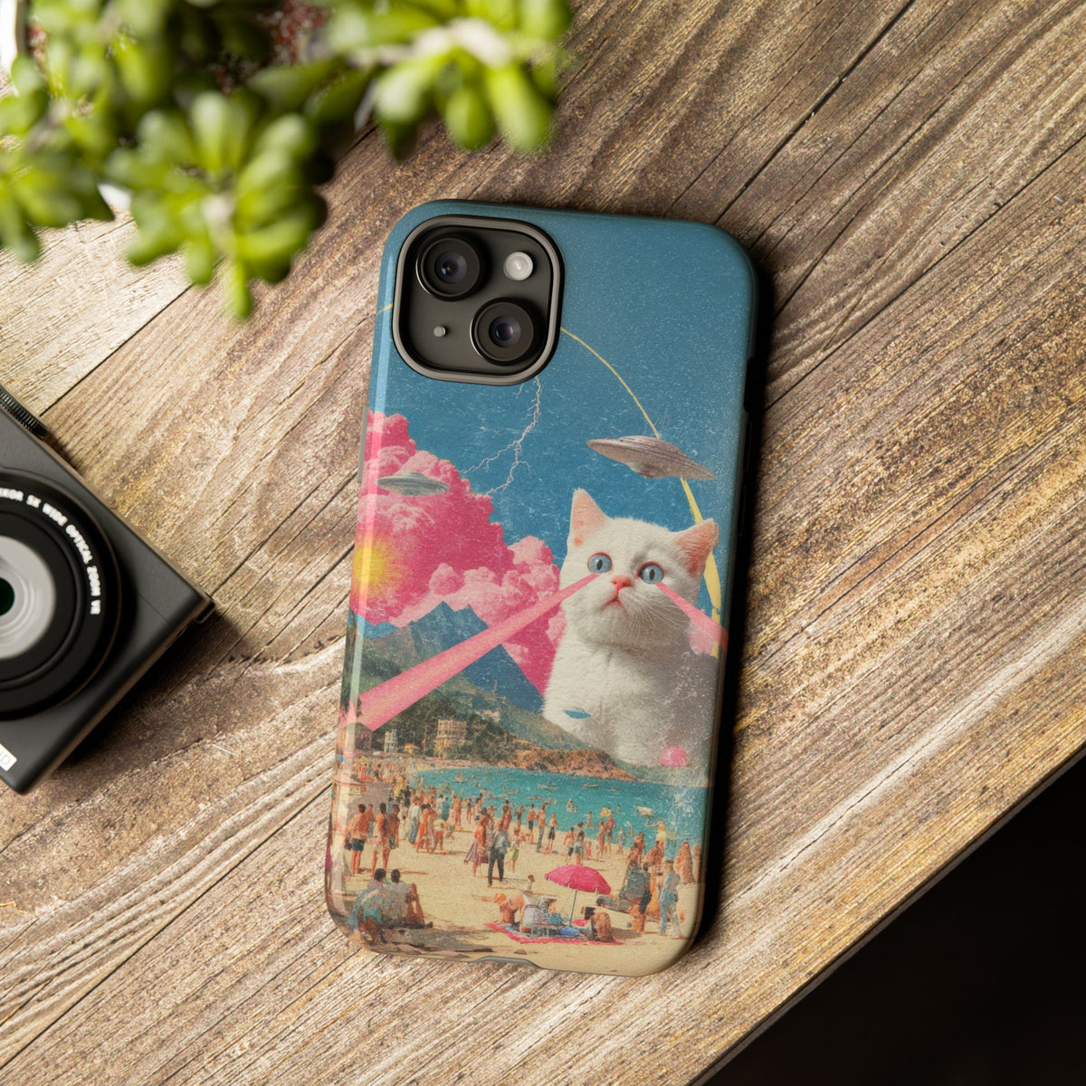 Vintage Alien UFO Graphic Tough Phone Cases