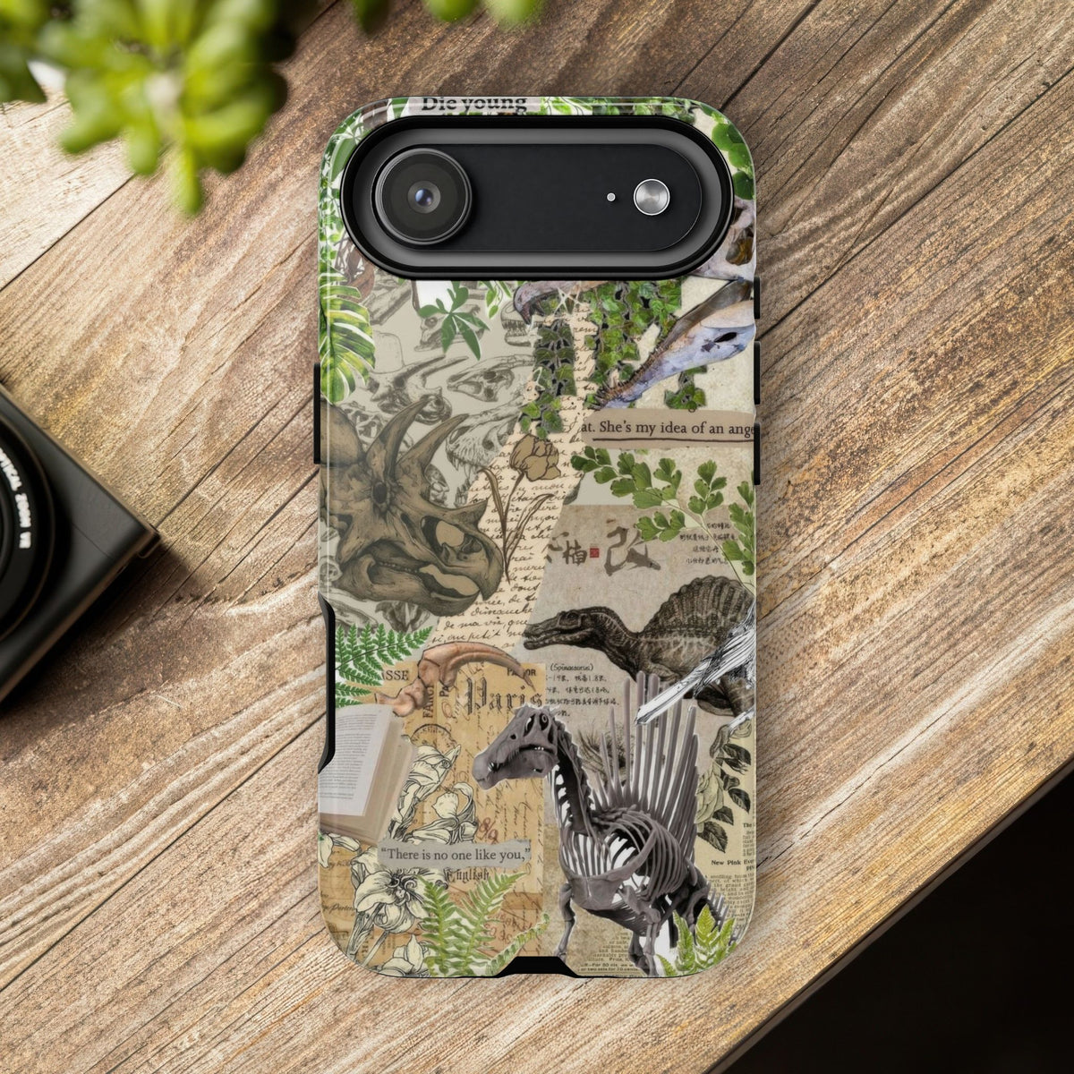Aesthetic Dinosaur Case - Vintage Jurassic World Graphic Tough Phone Cases