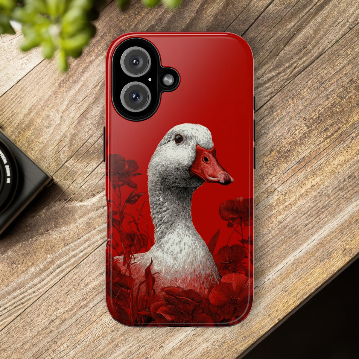 The Goose - Etching Style Series Graphic Tough Phone Cases