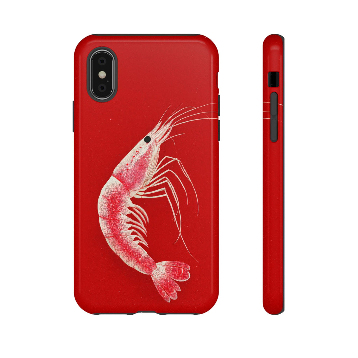 The Shrimp - Etching Style Series Graphic Tough Phone Cases