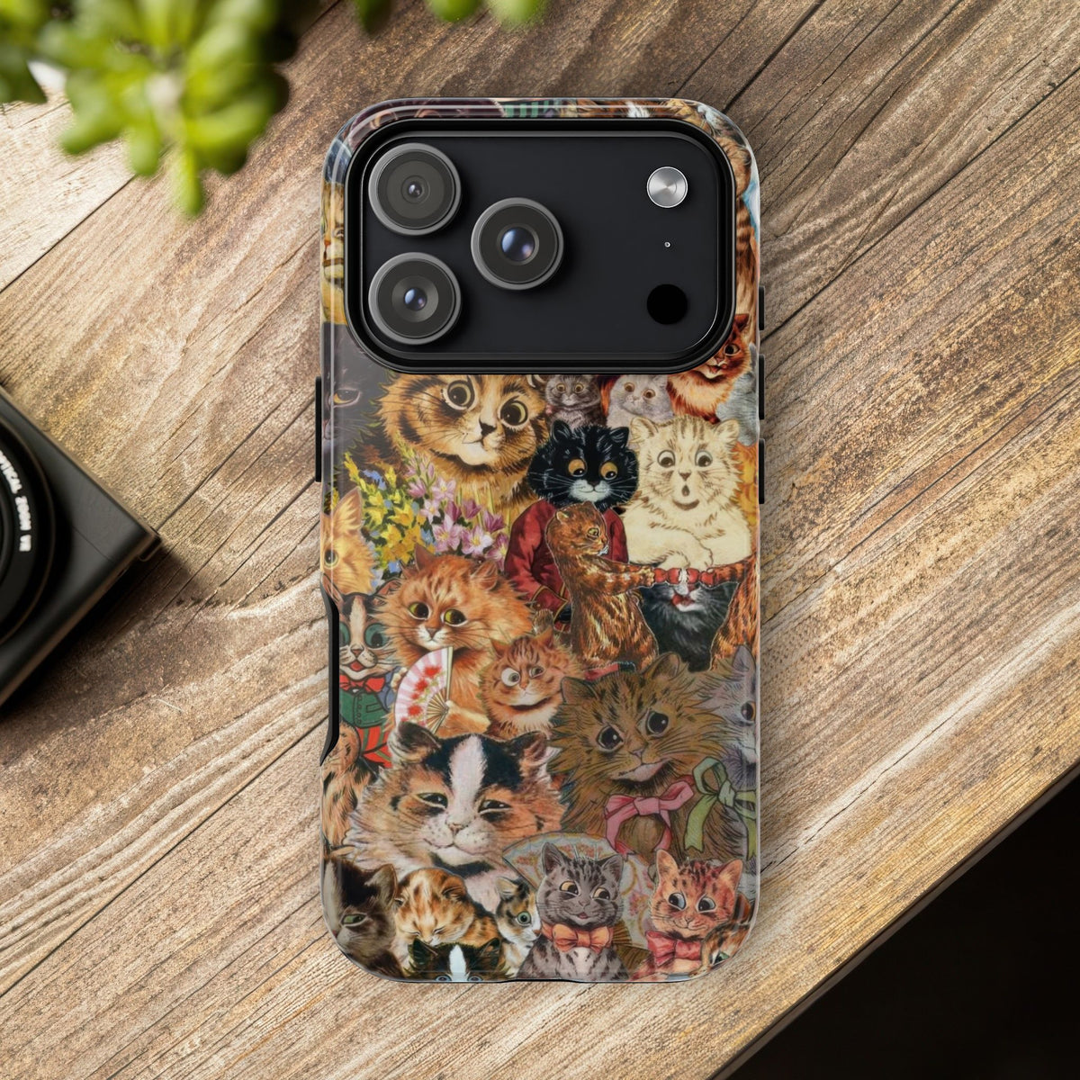 Aesthetic Cats Case - Vintage Kitty Graphic Tough Phone Cases