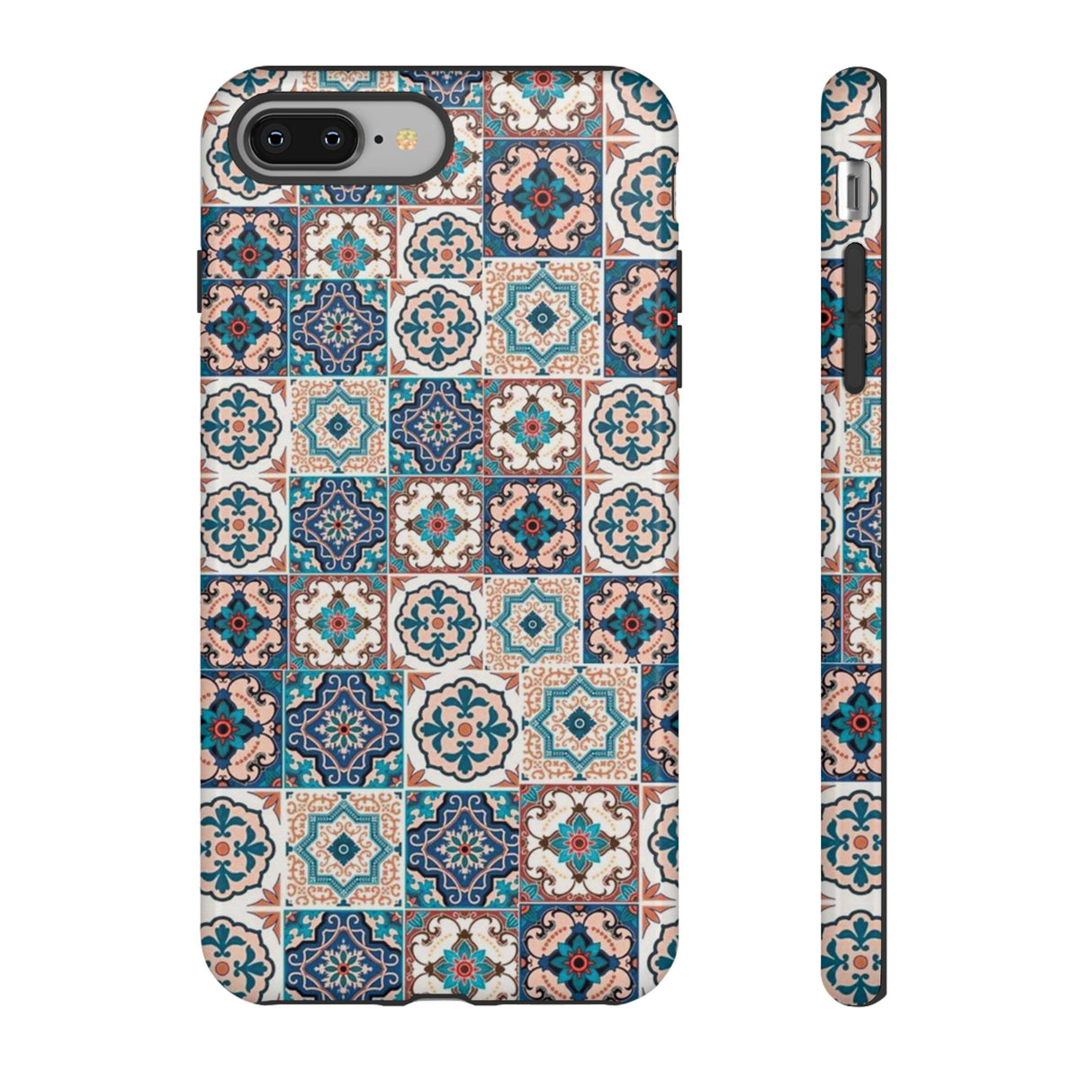 Vintage Mosaic Tile Graphic Tough Phone Cases