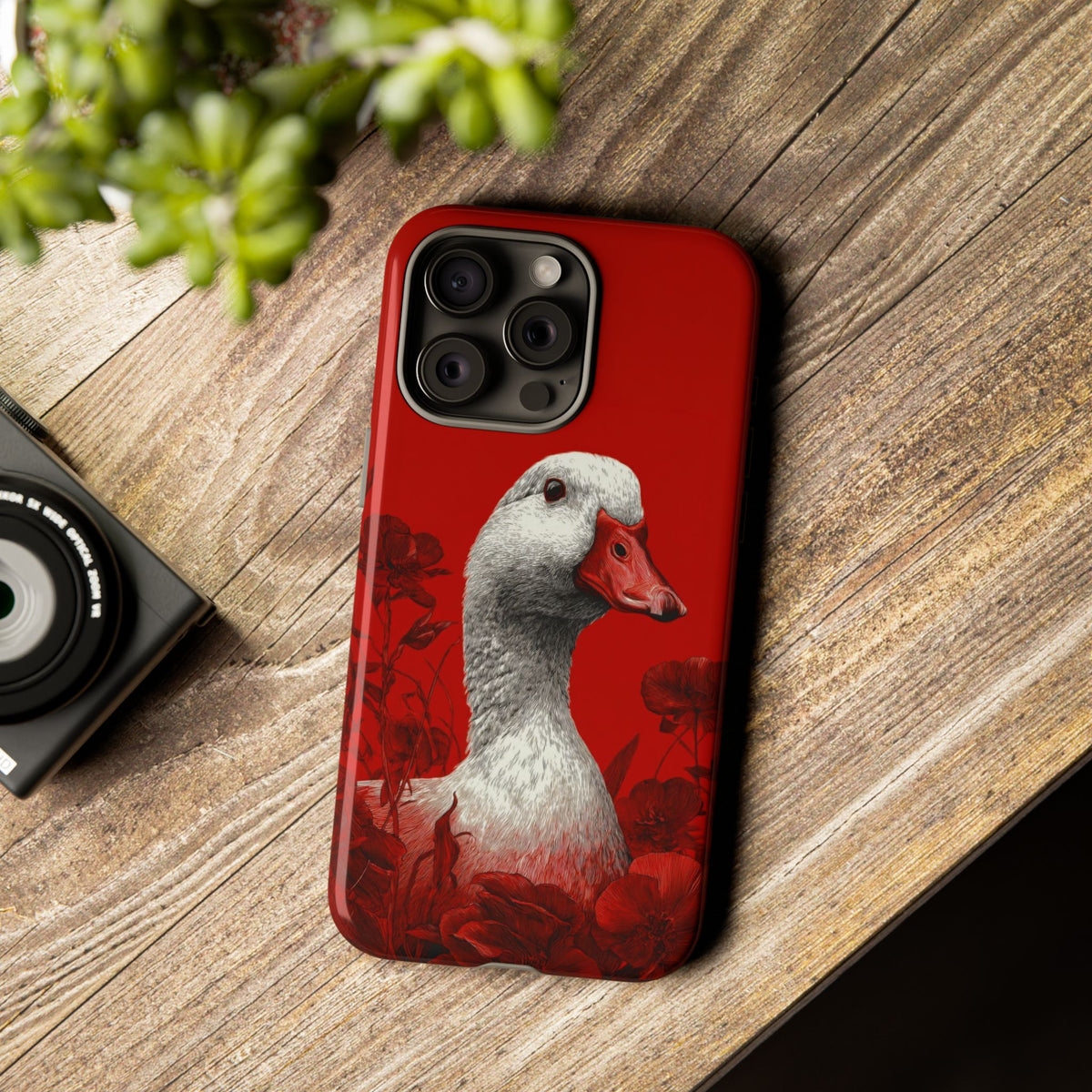 The Goose - Etching Style Series Graphic Tough Phone Cases