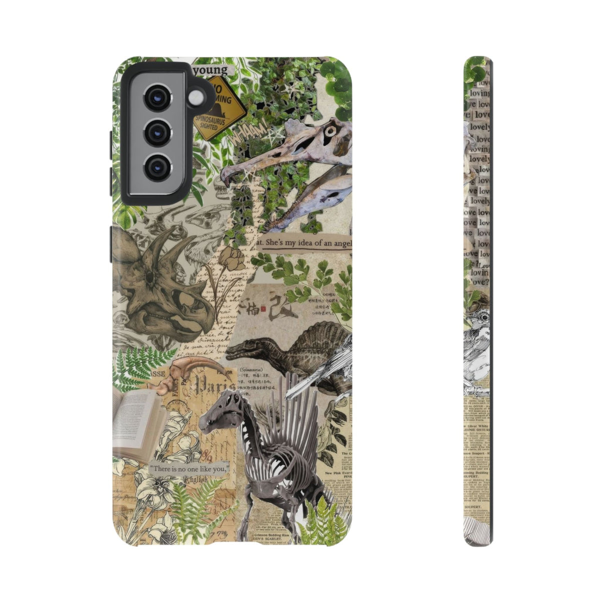 Aesthetic Dinosaur Case - Vintage Jurassic World Graphic Tough Phone Cases