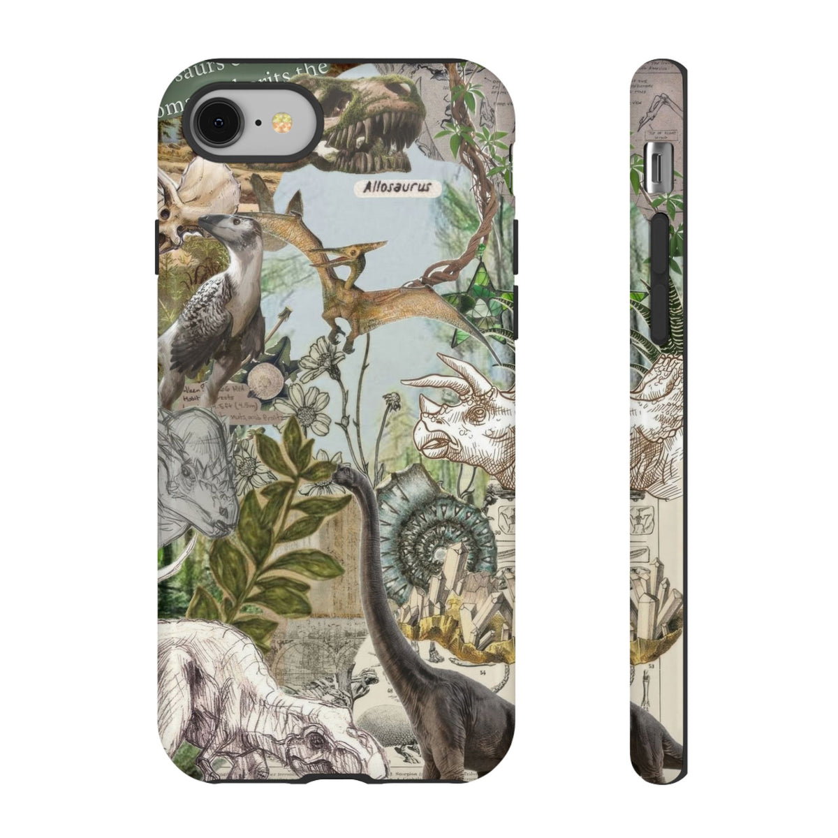 Aesthetic Dinosaur Case - Vintage Jurassic World Graphic Tough Phone Cases