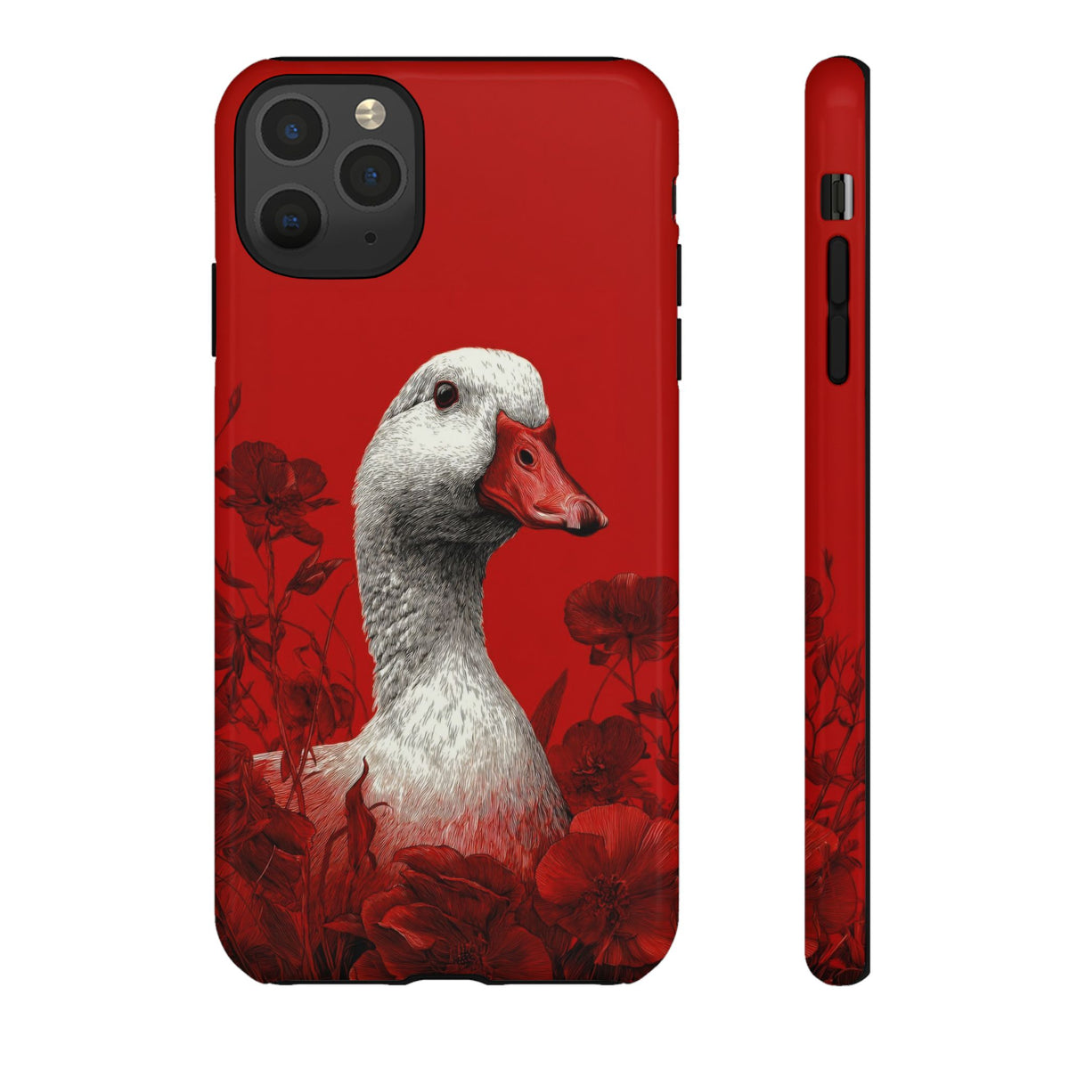 The Goose - Etching Style Series Graphic Tough Phone Cases