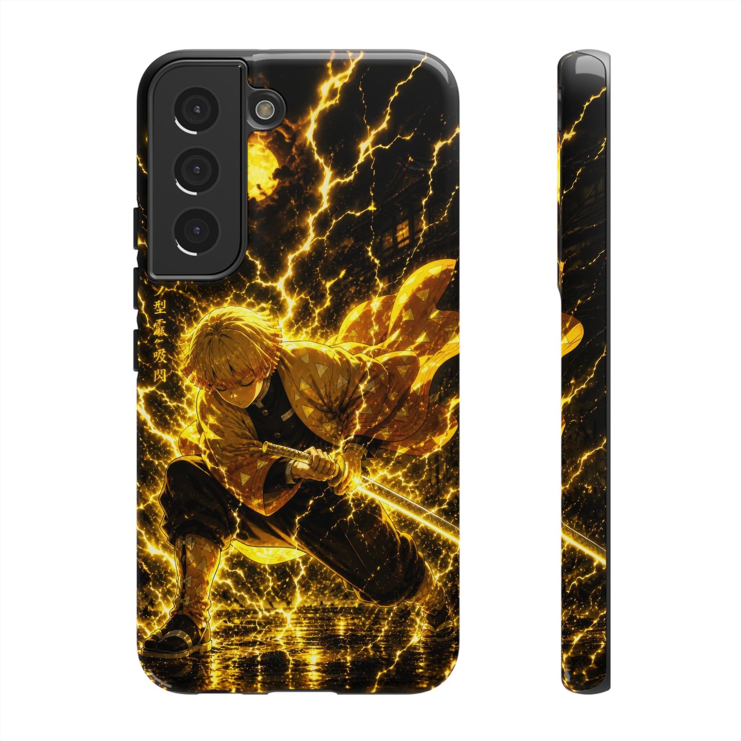 Zenitsu Agatsuma - Demon Slayer Anime Graphic Tough Phone Cases