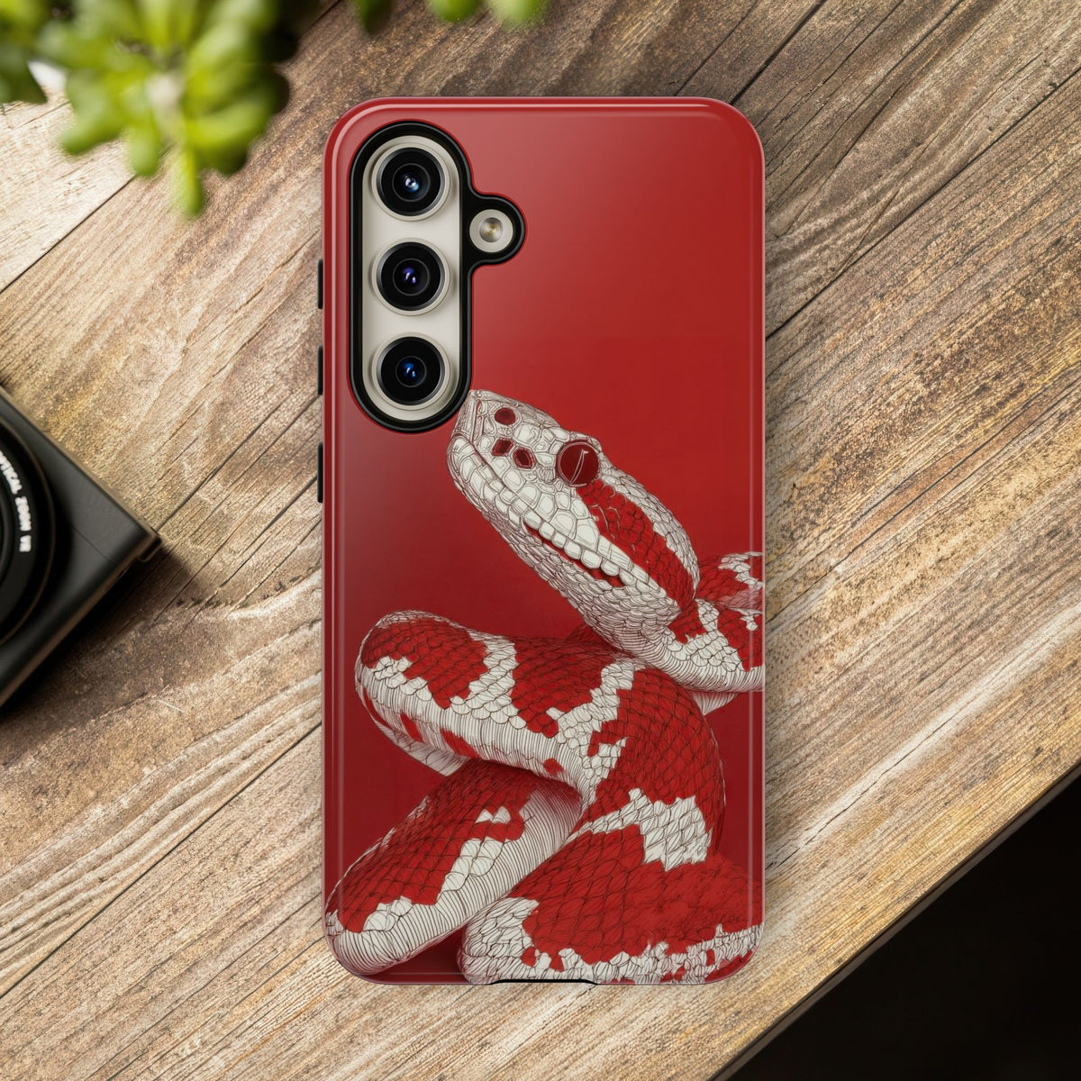 The Snake - Etching Style Series Graphic Tough Phone Cases