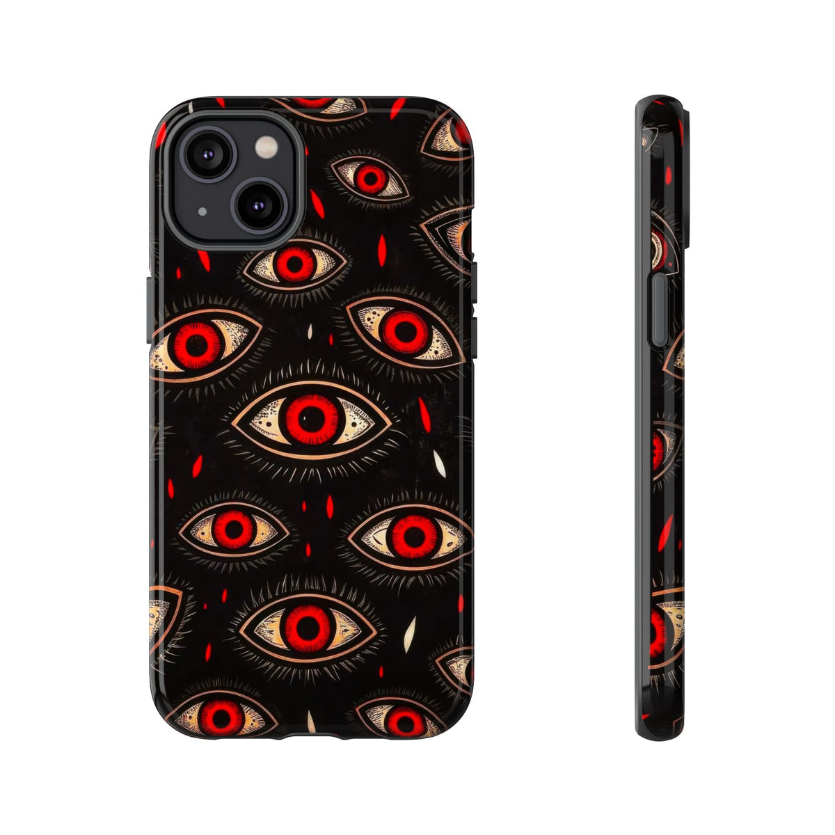The Eyes Trippy Psychedelic Graphic Tough Phone Cases