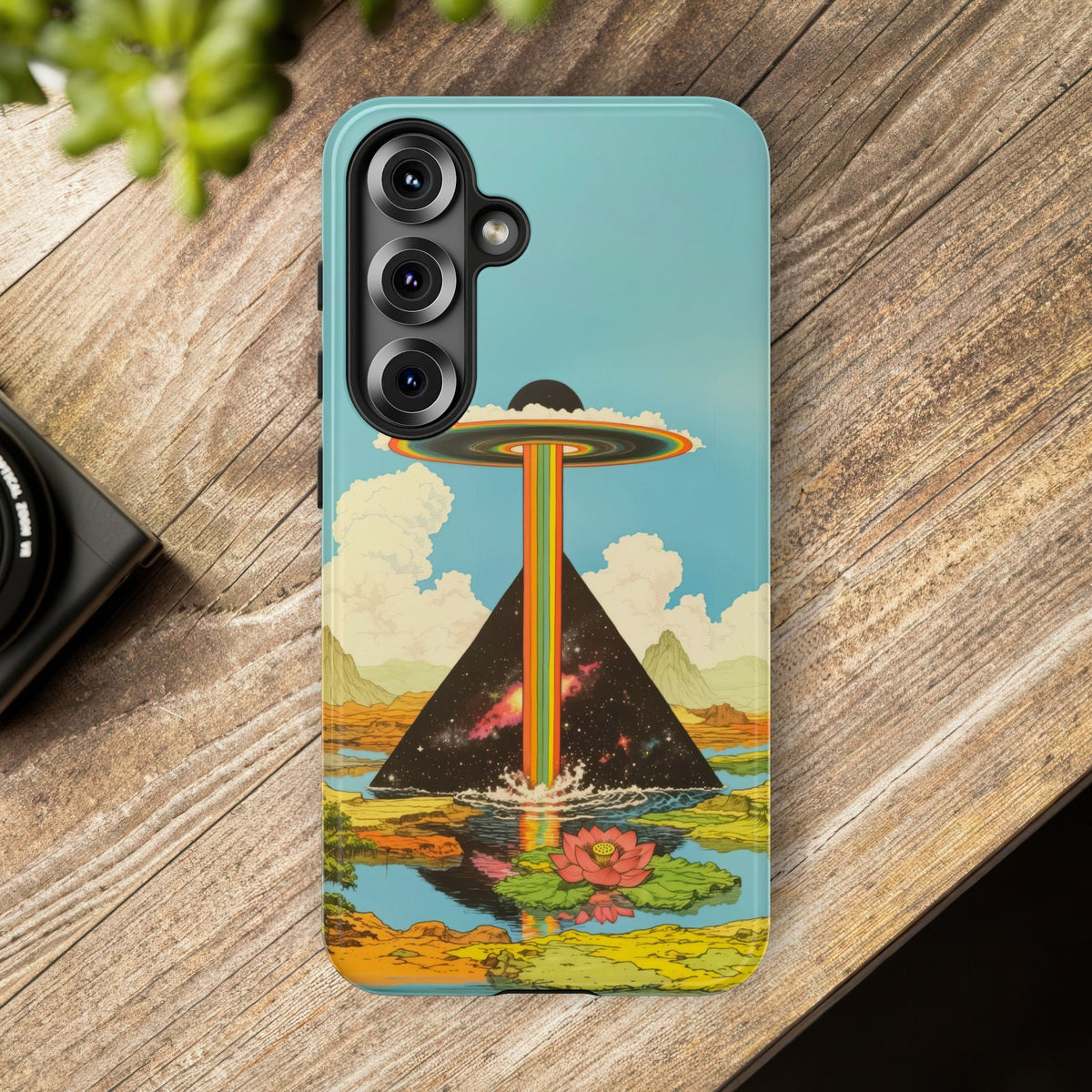 Vintage Alien UFO Graphic Tough Phone Cases