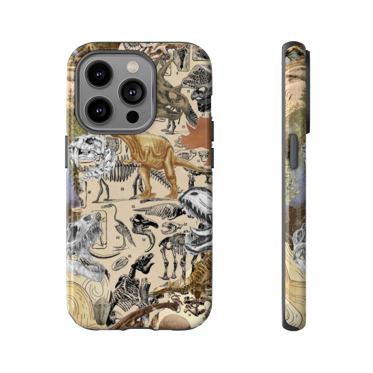 Aesthetic Dinosaur Case - Vintage Jurassic World Graphic Tough Phone Cases