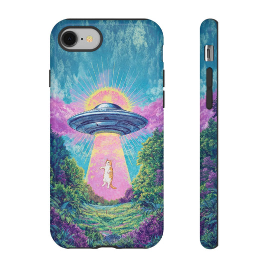 Vintage Alien UFO Graphic Tough Phone Cases