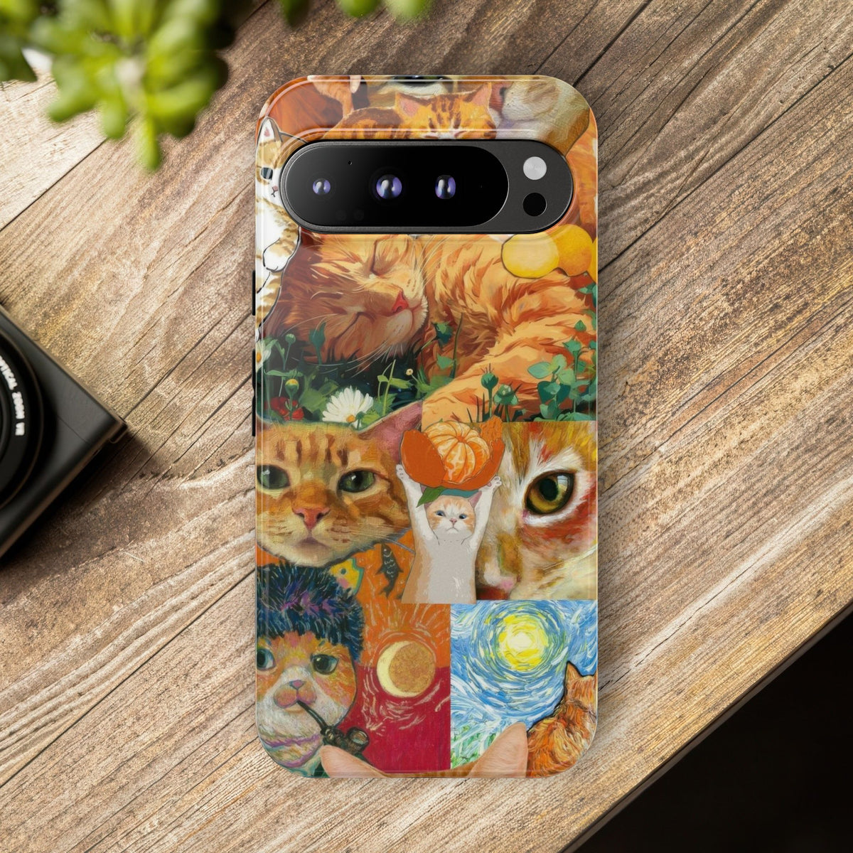 Aesthetic Cats Case - Vintage Kitty Graphic Tough Phone Cases