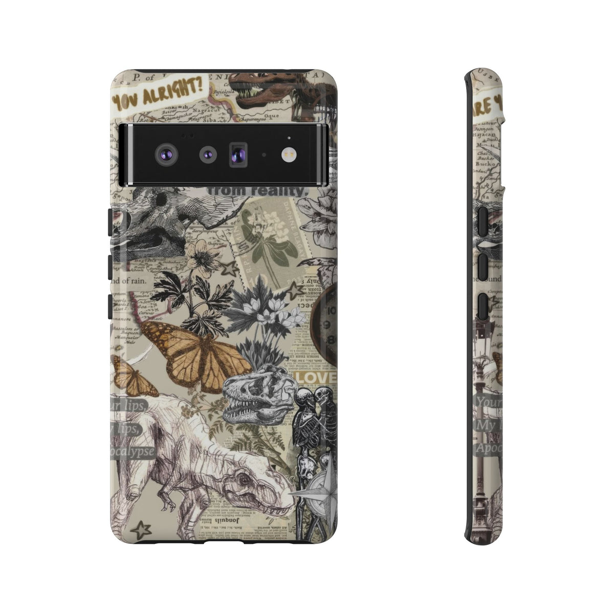 Aesthetic Dinosaur Case - Vintage Jurassic World Graphic Tough Phone Cases