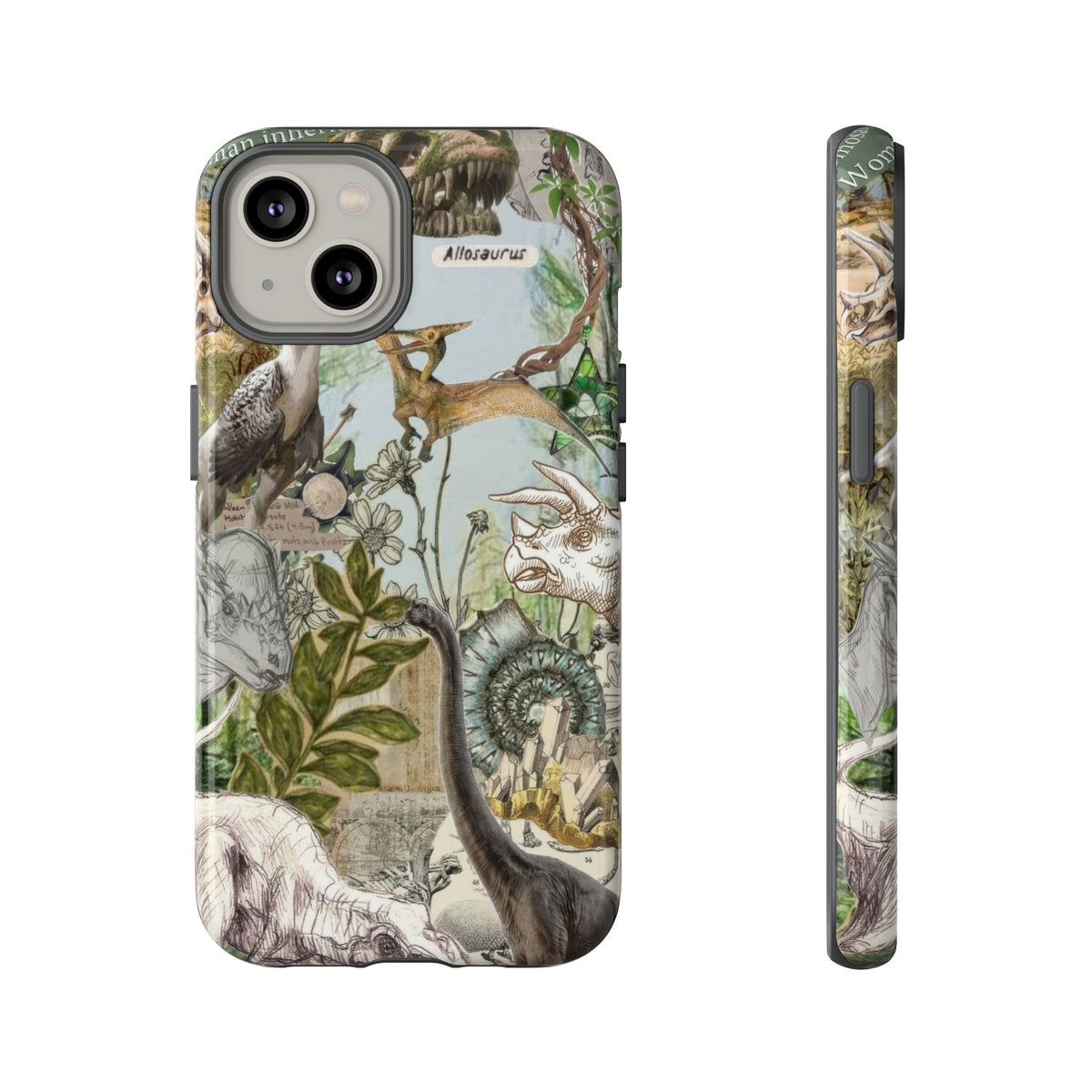 Aesthetic Dinosaur Case - Vintage Jurassic World Graphic Tough Phone Cases
