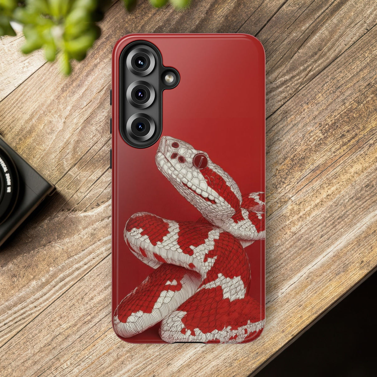 The Snake - Etching Style Series Graphic Tough Phone Cases