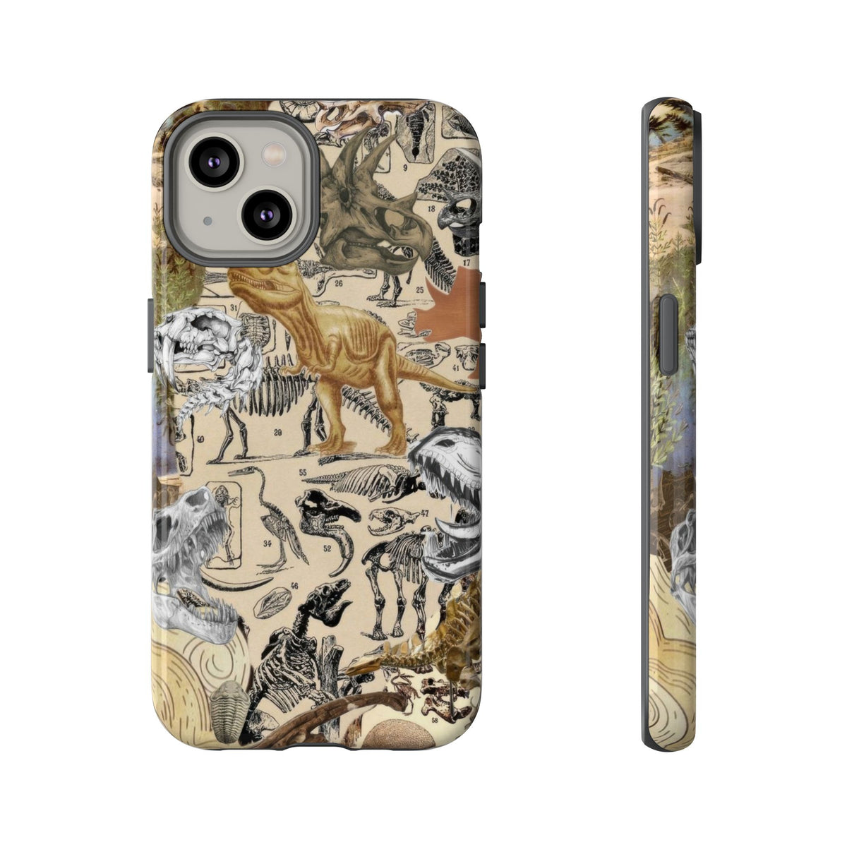 Aesthetic Dinosaur Case - Vintage Jurassic World Graphic Tough Phone Cases