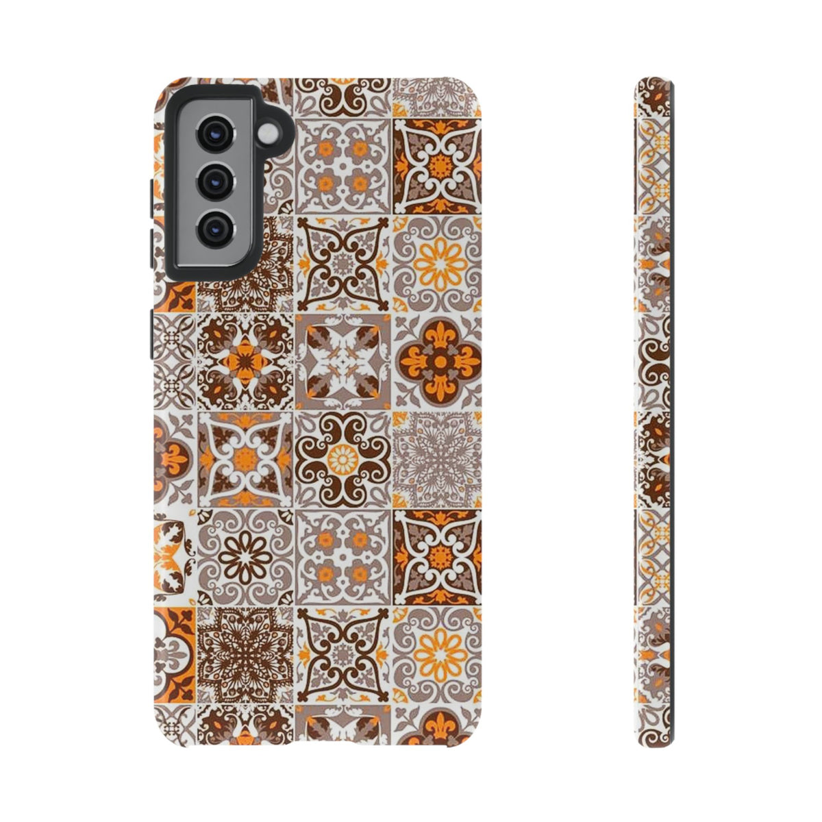 Vintage Mosaic Tile Graphic Tough Phone Cases