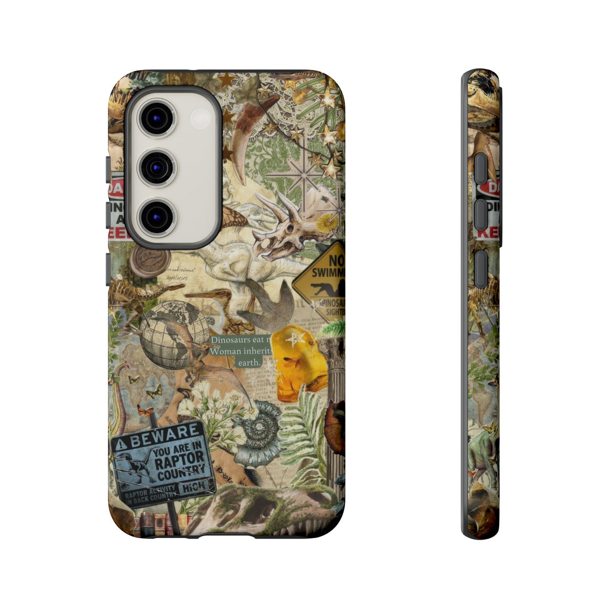 Aesthetic Dinosaur Case - Vintage Jurassic World Graphic Tough Phone Cases