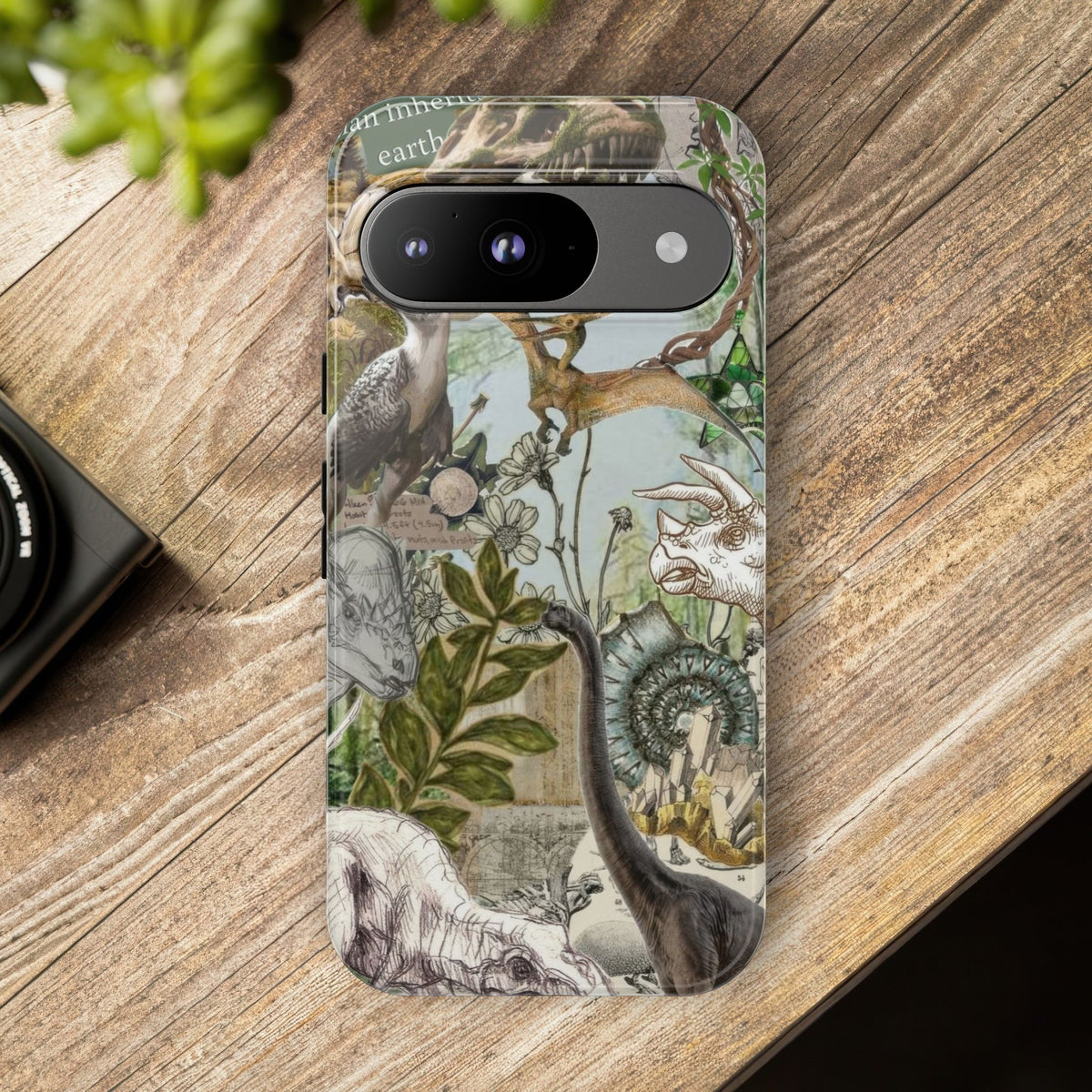 Aesthetic Dinosaur Case - Vintage Jurassic World Graphic Tough Phone Cases