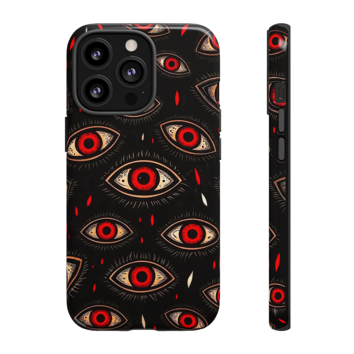 The Eyes Trippy Psychedelic Graphic Tough Phone Cases