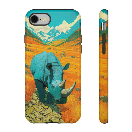 The Rhino - Wild Life Series Graphic Tough Phone Cases