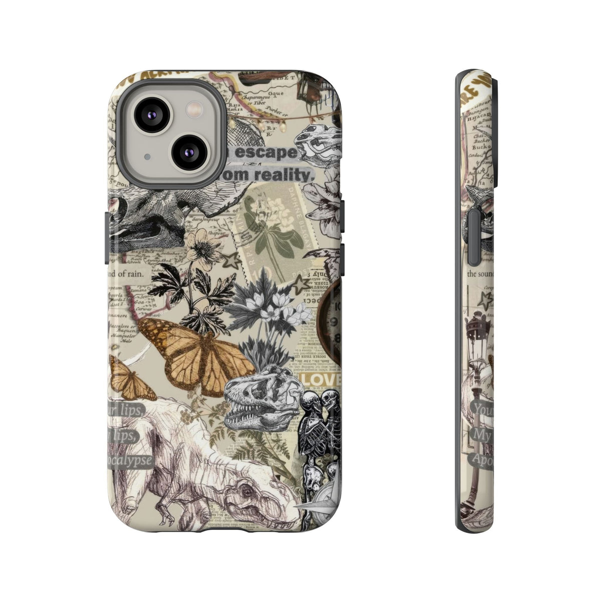 Aesthetic Dinosaur Case - Vintage Jurassic World Graphic Tough Phone Cases