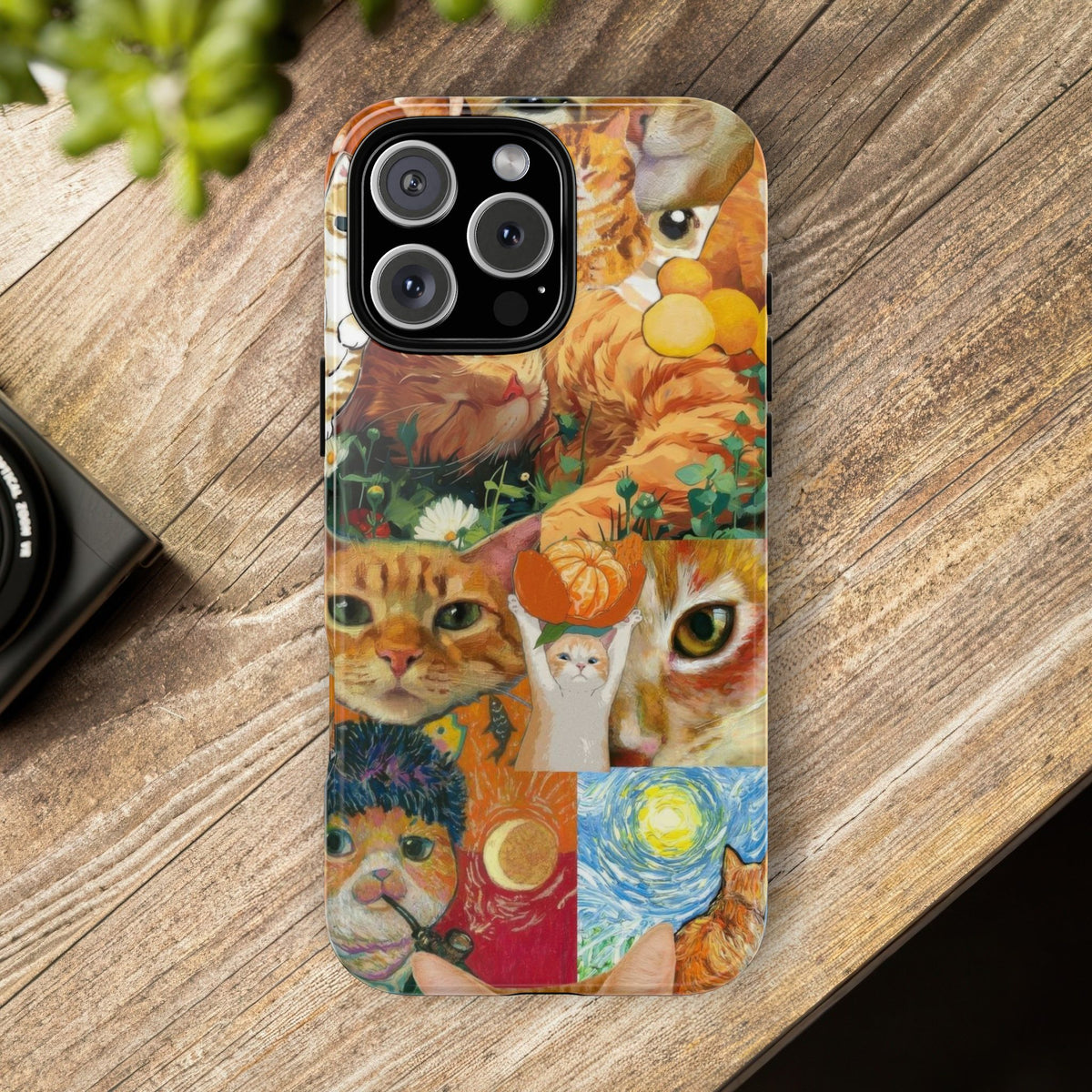Aesthetic Cats Case - Vintage Kitty Graphic Tough Phone Cases