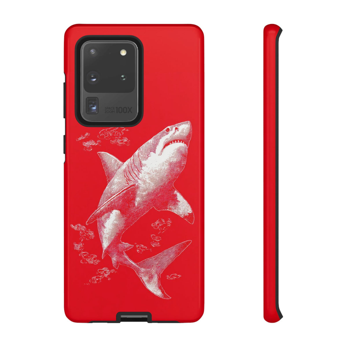 The Shark - Etching Style Series Graphic Tough Phone Cases