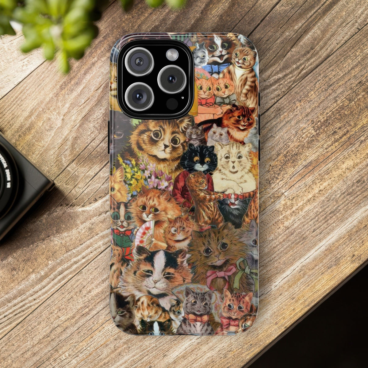 Aesthetic Cats Case - Vintage Kitty Graphic Tough Phone Cases