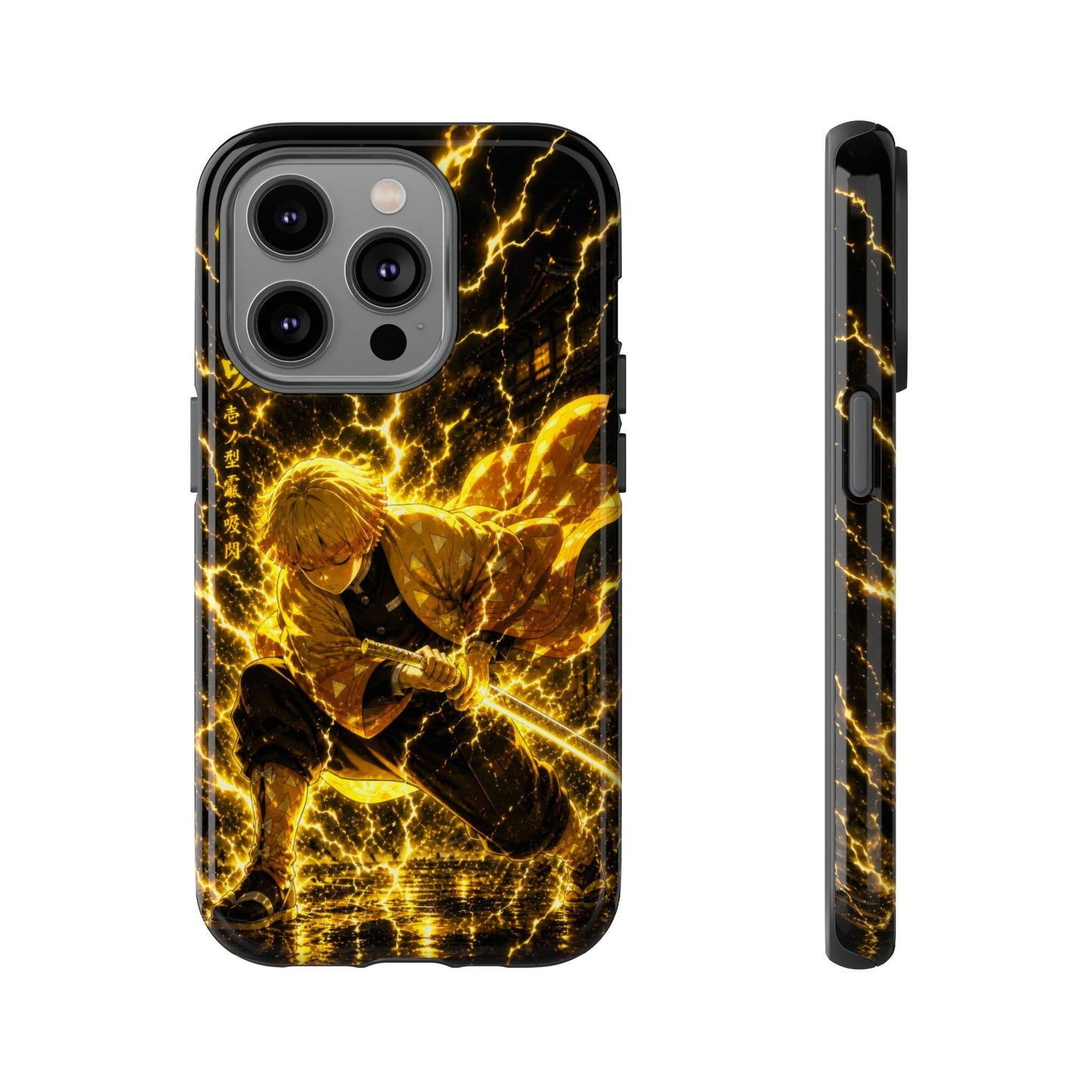 Zenitsu Agatsuma - Demon Slayer Anime Graphic Tough Phone Cases