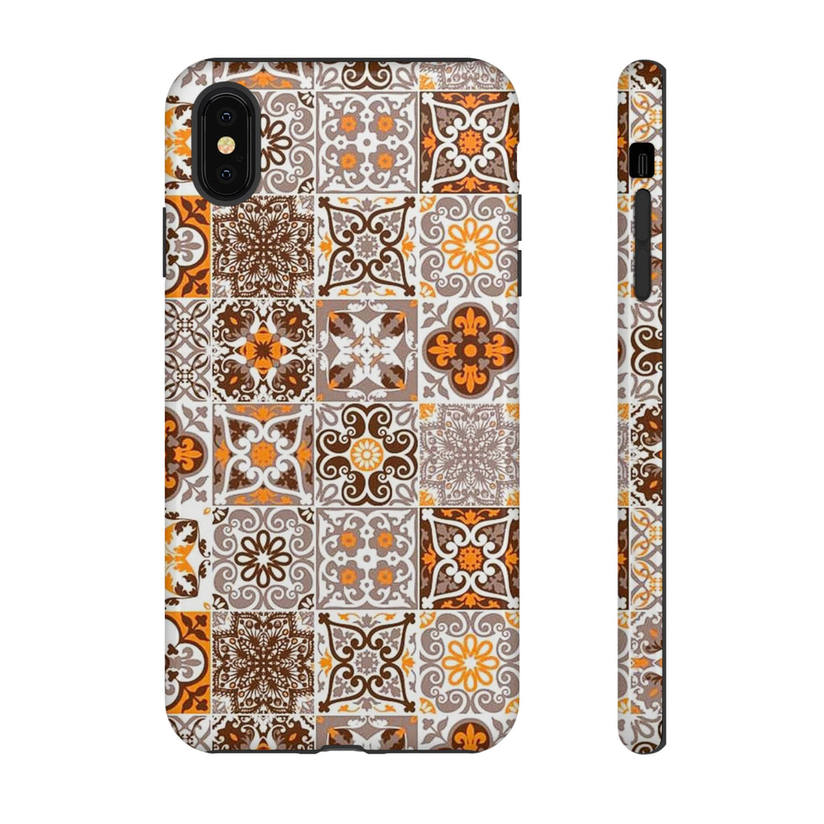 Vintage Mosaic Tile Graphic Tough Phone Cases