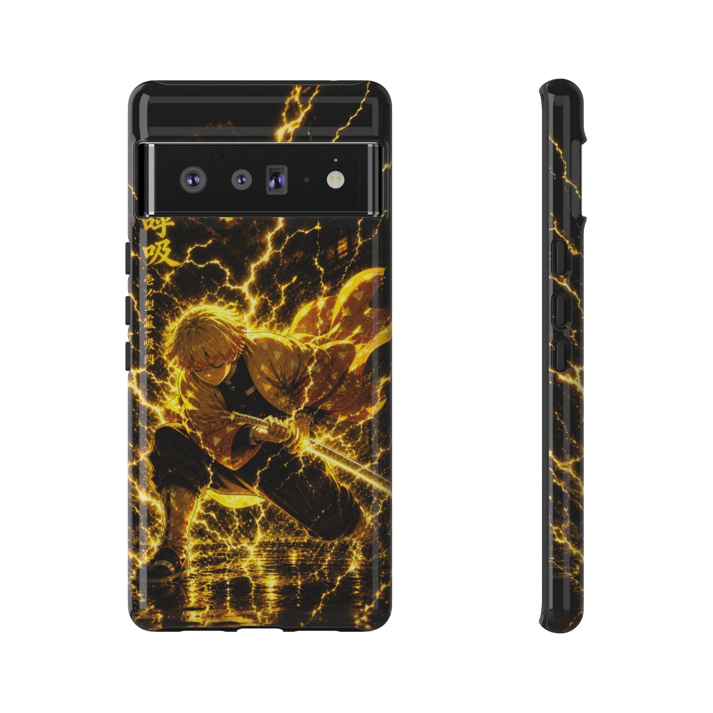Zenitsu Agatsuma - Demon Slayer Anime Graphic Tough Phone Cases
