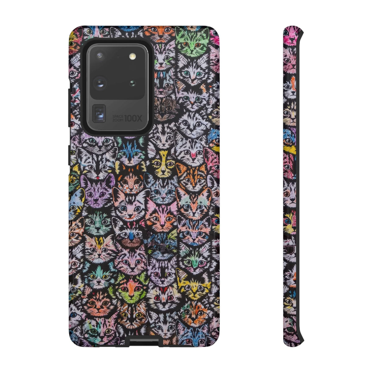 Aesthetic Cats Case - Vintage Kitty Graphic Tough Phone Cases
