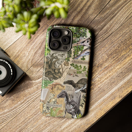 Aesthetic Dinosaur Case - Vintage Jurassic World Graphic Tough Phone Cases