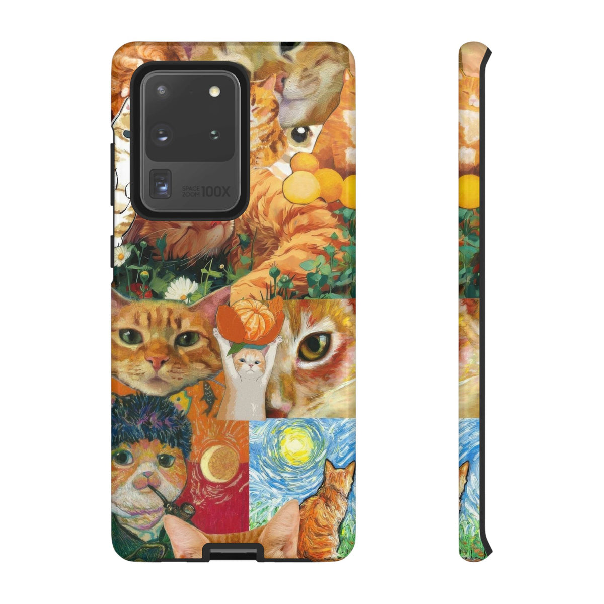 Aesthetic Cats Case - Vintage Kitty Graphic Tough Phone Cases