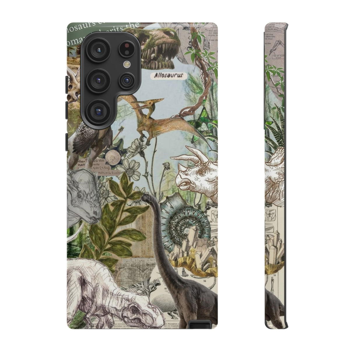 Aesthetic Dinosaur Case - Vintage Jurassic World Graphic Tough Phone Cases