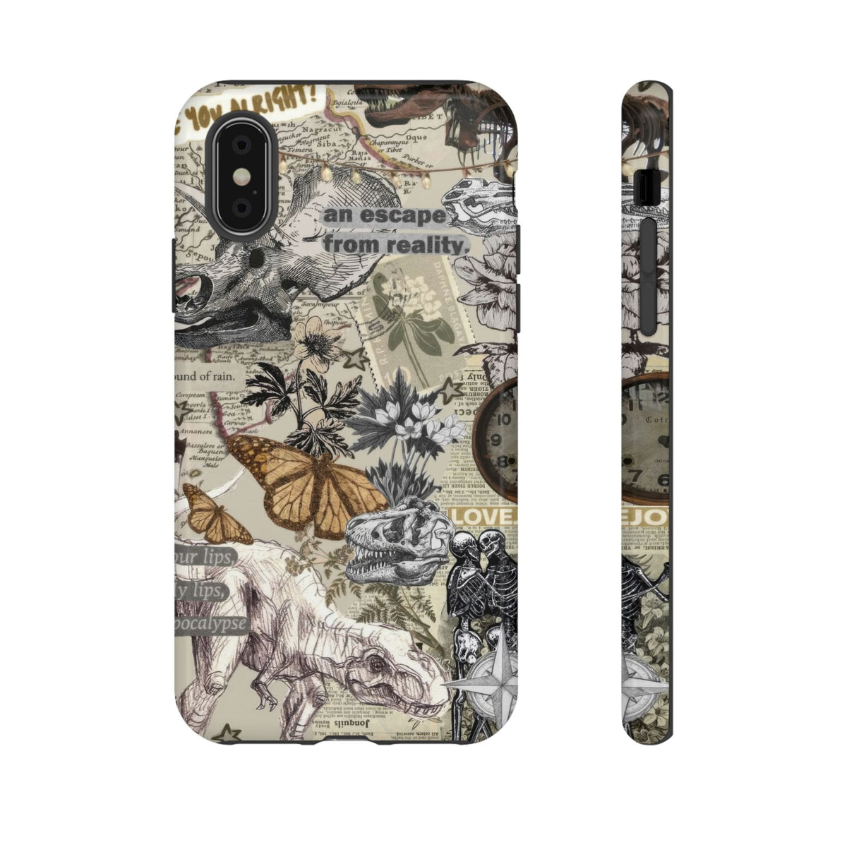 Aesthetic Dinosaur Case - Vintage Jurassic World Graphic Tough Phone Cases