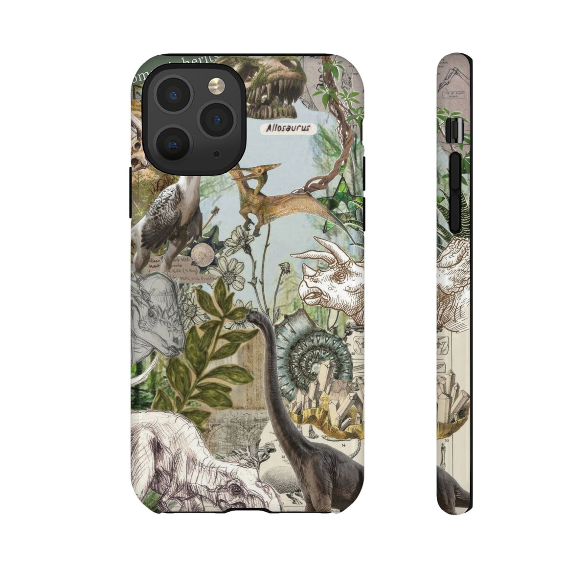 Aesthetic Dinosaur Case - Vintage Jurassic World Graphic Tough Phone Cases