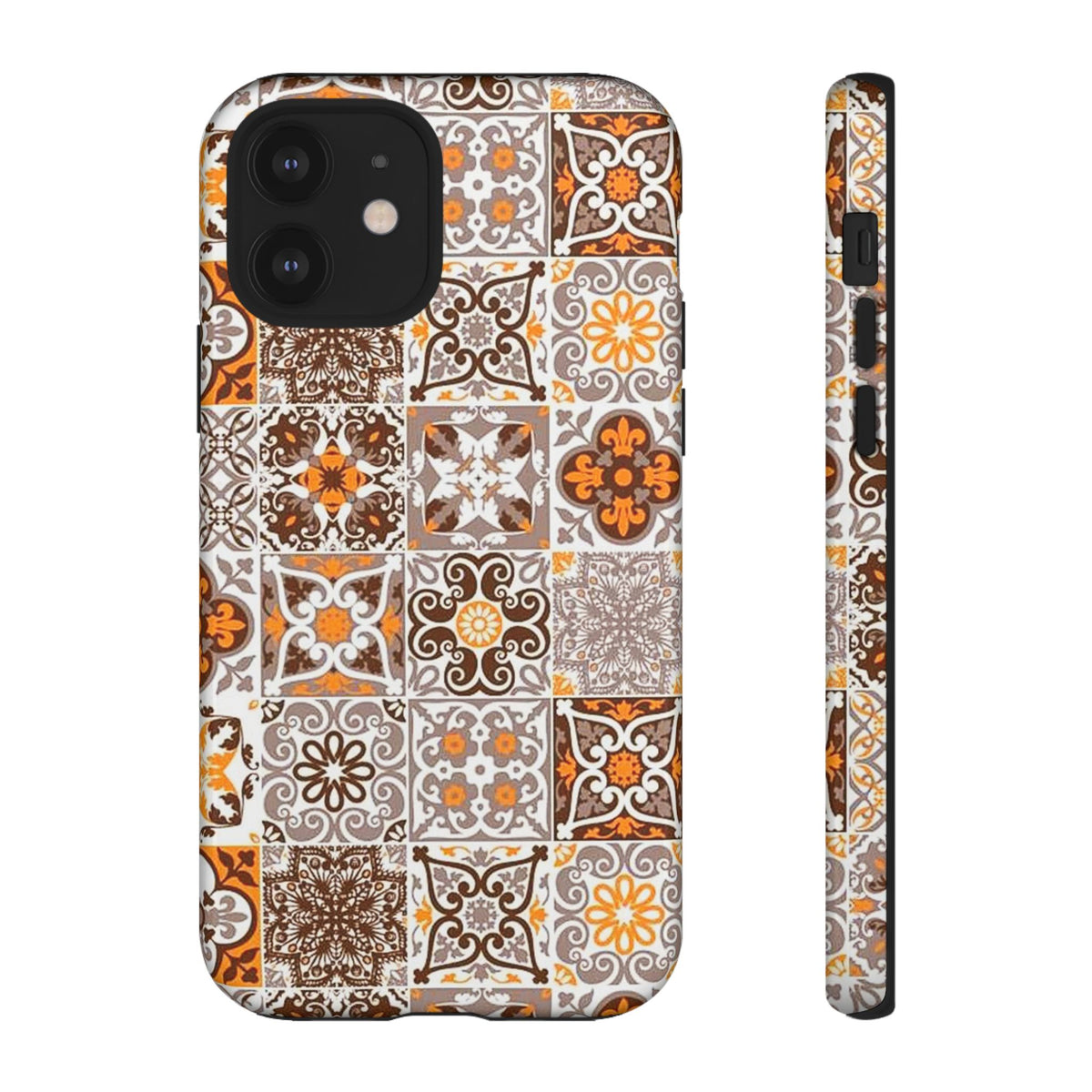Vintage Mosaic Tile Graphic Tough Phone Cases