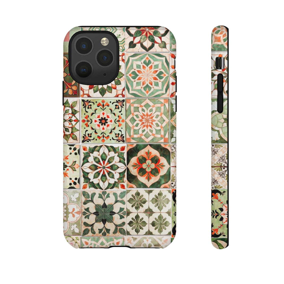 Vintage Mosaic Tile Graphic Tough Phone Cases