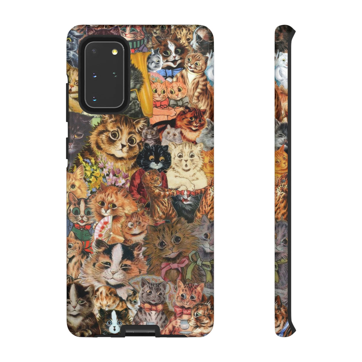 Aesthetic Cats Case - Vintage Kitty Graphic Tough Phone Cases