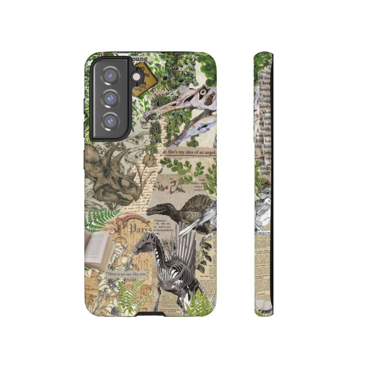 Aesthetic Dinosaur Case - Vintage Jurassic World Graphic Tough Phone Cases